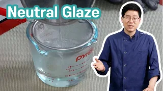 How to make a shiny glossy glaze | Neutral mirror glaze | Pastry 101