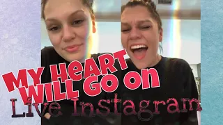 Jessie J - My heart will go on" Live on her Instagram. Jessie J Show you Wonderful Voice.