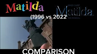 Matilda (1996) Vs Matilda The Musical (2022) | Amanda Thripp Pigtail Hammerthrow | Comparison