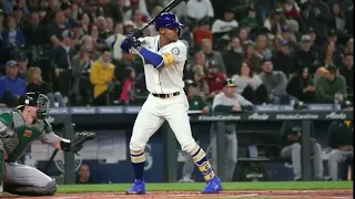 Julio Rodriguez Slow Motion Home Run Baseball Swing Hitting Mechanics Instruction J-Rod