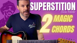 SUPERSTITION - chords guitar lesson / why do people play it wrong? (how to play)