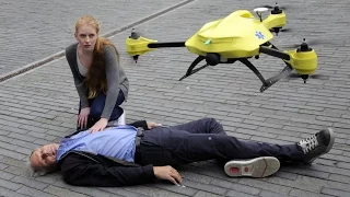 AMBULANCE DRONE FLYING & SAVING HEART ATTACK VICTIMS