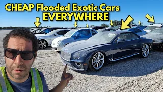 Finding the LAST Flooded ZR1 Corvette at Exotic Salvage Auction and Bidding Until I Win...