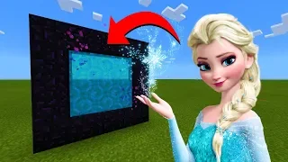 How To Make A Portal To The Elsa Dimension in Minecraft!