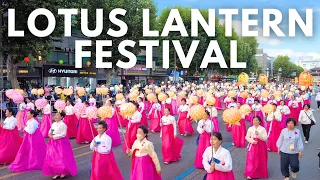 SEOUL KOREA - 2023 Seoul Lotus Lantern Festival Parade