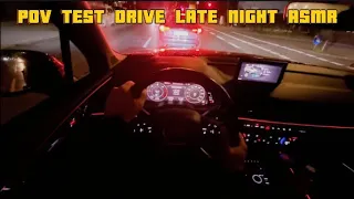 POV AUDI Q7 MATRIX 2017 | TEST DRIVE LATE NIGHT ASMR