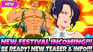 *BREAKING NEWS* NEW FESTIVAL INCOMING! NEW FES ESCANOR / MERLIN!? NEW TEASER & INFO (7DS Grand Cross