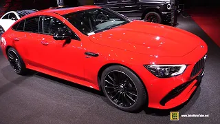 2019 Mercedes AMG GT43 4-door Coupe - Exterior Interior Walkaround - 2018 Paris Motor Show