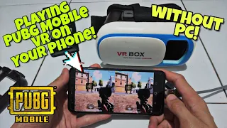 How to Play PUBG Mobile in VR - Virtual Reality on Your Phone!