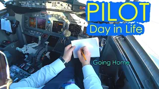 A Day in Life as an Airline Pilot | Flying Home on B737 | Motivation [HD]