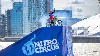 Travis Pastrana's Barge-to-Barge Backflip on the River Thames