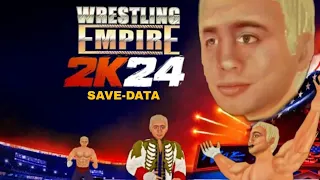 WWE 2K24 SAVE-DATA, NEW ATTIRES FOR WRESTLING EMPIRE| THE AZMAIN GAMERS|