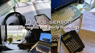 STUDY VLOG : Engineering FINALS 💻| Late Night study Routine & practicals 🎧