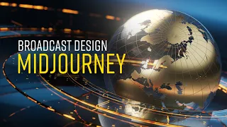 Design a NEWS INTRO in MIDJOURNEY & AFTER EFFECTS | Broadcast Design Workflow with AI