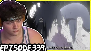 Itachi and Sasuke's Last Moments. Naruto Shippuden REACTION: Episode 339