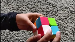 2x2 Rubik's Cube Slow Motion Solve