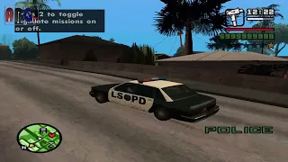 gta san andreas - cj vs police six stars