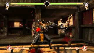 Mortal Kombat 9 (PC) Scorpion 65% Corner Combo no X-RAY