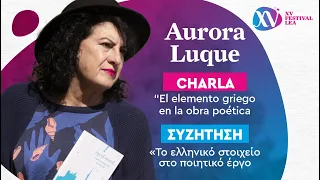 CHARLA | “El elemento griego en la obra poética de Aurora Luque”