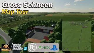 Gross Schneen | Map Tour | Farming Simulator 22