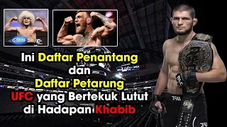 Ini Daftar Penantang dan Daftar Petarung UFC yang Bertekuk Lutut di Hadapan Khabib