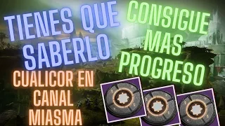 TIENES QUE SABERLO | CONSIGUE MAS CUALICOR | UBICACION MIASMA | WITCH QUEEN | DESTINY 2 | Ryusuri