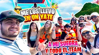 SIENDO MIRREYES EN MAZATLÁN LLEVE A MI SUEGRA Y A TODO EL TEAM A UN PASEO EN YATE 🛥 🥳