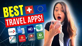 MUST-HAVE TRAVEL APPS for Switzerland + Europe in 2023: Top 10 Picks!