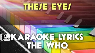 THESE EYES THE WHO KARAOKE LYRICS VERSION PSR S975