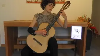 Cristina Galietto – FRAUCHI International Guitar Competition 2021, First Round