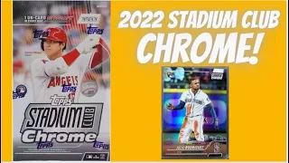 2022 Topps Stadium Club Chrome Hobby Box **Julio Rodriguez Rookies Cards Everywhere!! **
