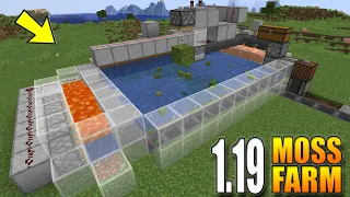 Minecraft Moss Block & Bone Meal Farm - Self Sustaining - 5000+ Per Hour