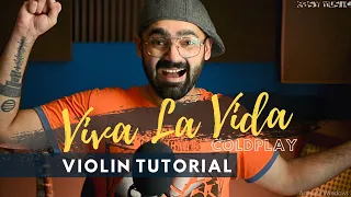 Viva La Vida - Coldplay Violin Tutorial