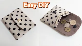 簡単！使いやすいです！【Easy DIY】 Purse Tutorial.