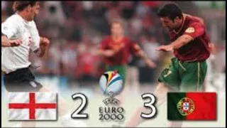 Euro 2000 Portugal vs England 3 2 all goals and highlights #euro2000 #PortugavsEngland3 2