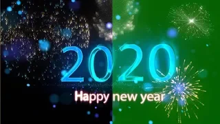 Awesome green screen happy new year 2020 | Happy new year 2020