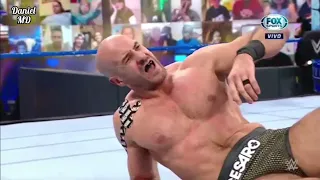 Cesaro & Bianca Belair  vs Seth Rollins & Bayley - WWE Smackdown 25/06/21 en Español