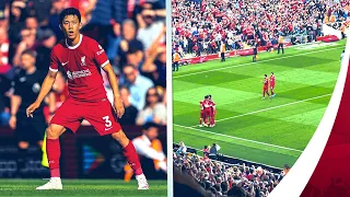 ANFIELD GOES WILD FOR JOTA’S GOAL & WELCOME WATARU ENDO! | Liverpool 3-1 Bournemouth