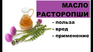 Масло расторопши: польза и вред, советы по применению