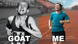 I trained like the GREATEST RUNNER of all time!