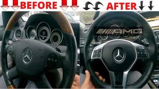 Upgrading my Mercedes steering Wheel to an AMG,  Ole Bessy gets an upgrade.