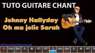 Tuto guitare chant Johnny Hallyday Oh ma Jolie Sarah