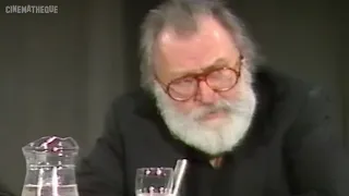 Master Class de Sergio Leone - 6 mai 1986 - Cinémathèque française, salle du palais de Chaillot