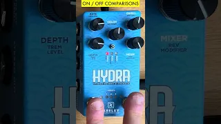 Keeley Hydra Stereo Reverb & Tremolo On/Off Comparison