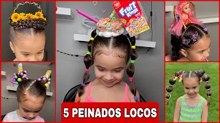 5 IDEAS DE PINADOS LOCOS Y DIVERTIDOS PARA NIÑAS🤪🤙🏻 Crazy hair day