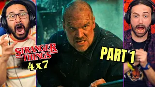 STRANGER THINGS 4x7 REACTION!! PART 1 "Chapter Seven: The Massacre At Hawkins Lab" Season 4 Finale