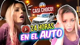 24 horas ENCERRADA en el CARRO!!! 😰¡No lo Hagan!🚗 | Katie Angel