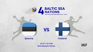 Estonia - Finland | 4 Baltic Sea Nations W19 Tournament 2023