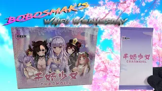 Waifu Wed: YUCK QUALITY - Charm Girl trading card unboxing - Box 1!