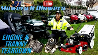 FREE TORO RECYCLER BRIGGS STRATTON QUANTUM ENGINE LAWN MOWER TRANSMISSION GEARBOX TRANSAXLE TEARDOWN